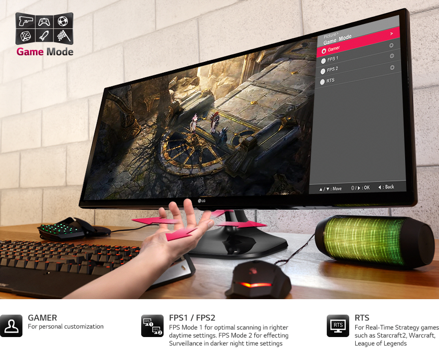 LG 25UM57 ultra wide monitor - Reason Gaming